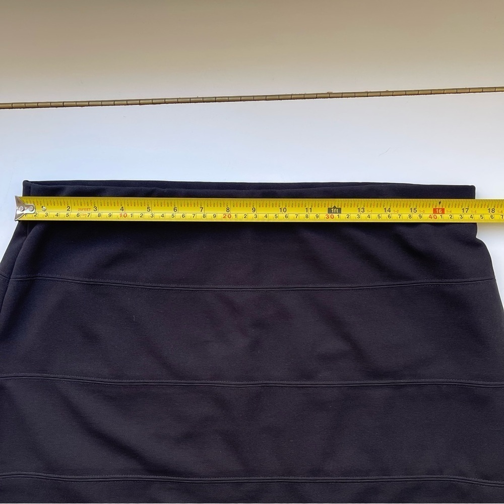 Alfani Black Stretch Pull-On Pencil Bandage Skirt Black L - Picture 7 of 12